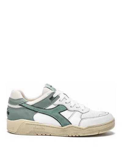 Diadora B.560 Used Sneakers In Green