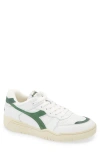 Diadora Heritage B.560 Used Man Sneakers White Size 12 Soft Leather In White/foliage Green