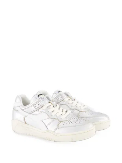 Diadora B560 Metal Sneakers In Silver
