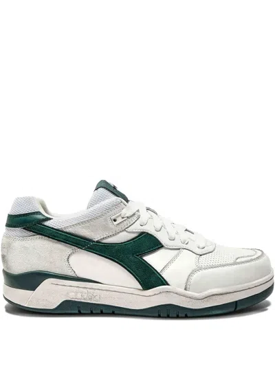 Diadora B.560 Panelled Low-top Sneakers In White