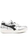 Diadora B.560 Silver Used Wn Shoes In Silver