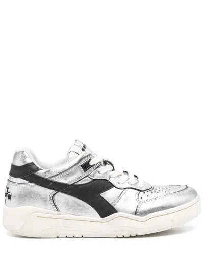 Diadora B.560 Sneaker In Silver