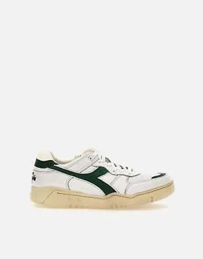 Pre-owned Diadora B.560 Used Leather Sneakers In White 100% Original