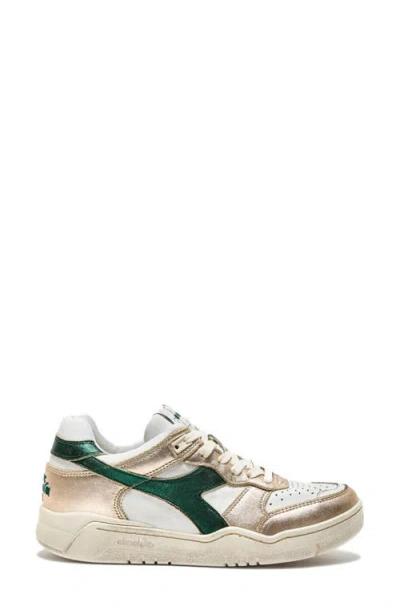 Diadora B560 Used Sneaker In White/smoke Gray