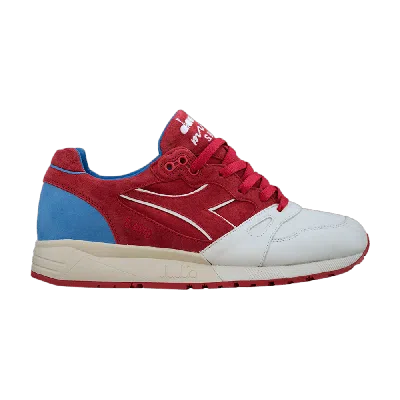 Pre-owned Diadora Bait X Dreamworks X S8000 'where's Wally' In Red