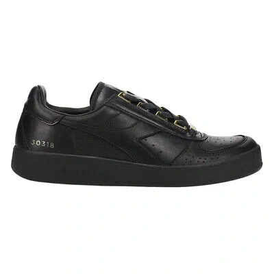 Pre-owned Diadora B.elite A Ma Maniere Lace Up Mens Black Sneakers Casual Shoes 170611-80