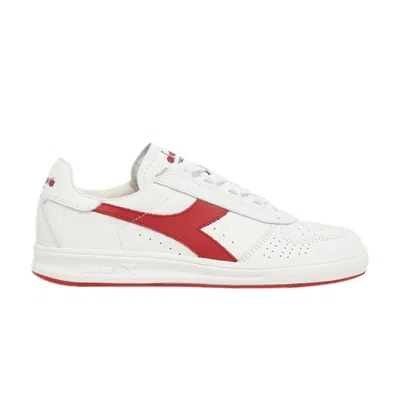 Pre-owned Diadora B.elite 'white Red Pepper'