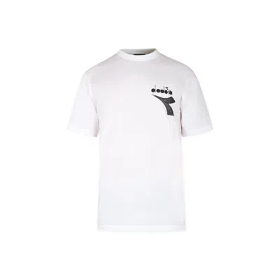 Diadora Kids' Black T-shirt For Girl With Logo