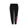 Diadora Black Trousers For Girl With Logo In Black