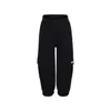Diadora Black Trousers For Girl With Logo In Black