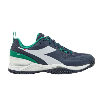 Pre-owned Diadora Blushield Torneo 2 Ag 'blue Corsair Green' | Men's Size 9