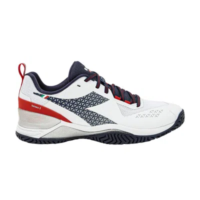 Pre-owned Diadora Blushield Torneo 2 Ag 'white Blue Corsair' | Men's Size 8.5