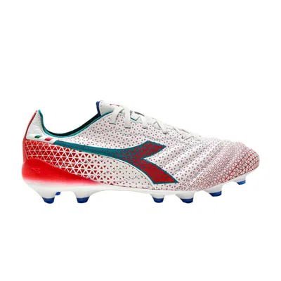 Pre-owned Diadora Brasil Elite Tech Gr Made In Italy Lpx 'white Tile Blue Red'