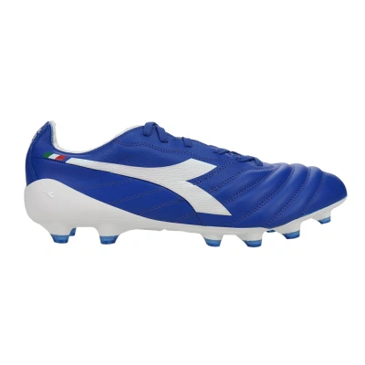 Pre-owned Diadora Brasil Elite2 Tech Ita Lpx Soccer Cleats Mens Blue Sneakers Athletic Sho