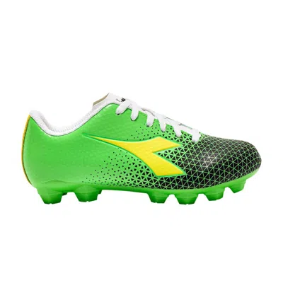 Pre-owned Diadora Cattura Gr Lpu Big Kid 'green Fluo Yellow' | Kid's Size 4.5