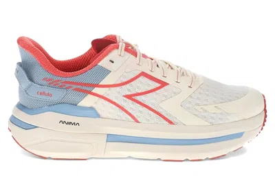 Pre-owned Diadora Cellula (women's) Sneakers In Whisper White/cayenne