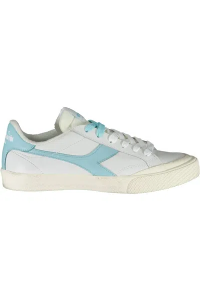 Diadora Chic Lace-up Sneakers With Contrasting Women's Details In White