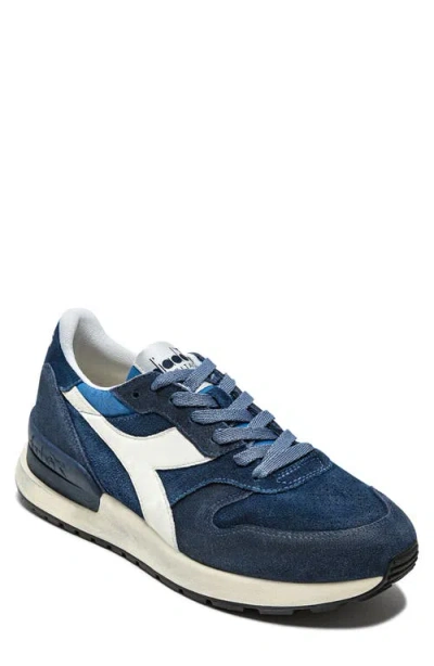 Diadora Logo Sneaker In Blue