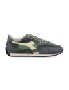 Diadora Heritage Equipe Revenge Used Sneakers In Suede With Vintage Effect In Multi
