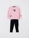 Diadora Co-ord  Kids Color Pink In Pink