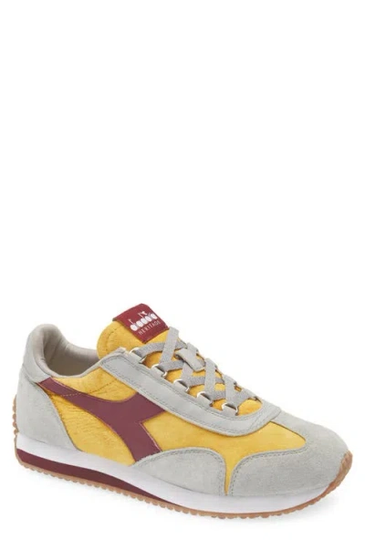 Diadora Equipe 75 Sneaker In Yellow Freesia