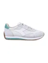 Diadora Canvas Sneakers With Front Lace-up Design