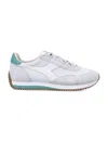 Diadora Canvas Sneakers With Front Lace-up Design