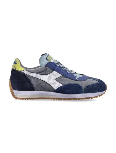Diadora Equipe Dirty Sw Evo In Blue Haze
