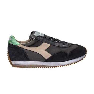 Pre-owned Diadora Equipe H Dirty Stone Wash Evo 'black Grey Cobblestone' | Men's Size 9