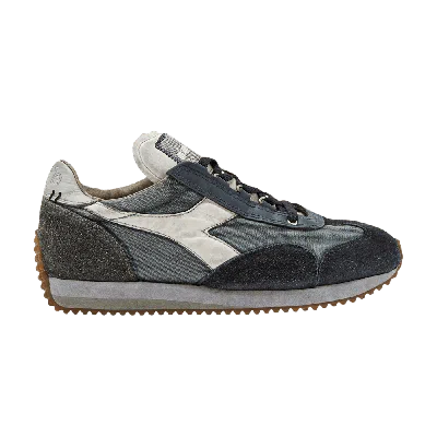 Pre-owned Diadora Equipe H Dirty Stone Wash Evo 'colonel Blue'