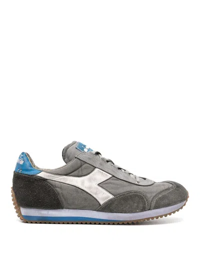 Diadora Equipe H Dirty Stone Wash Evo Sneaker In Grey