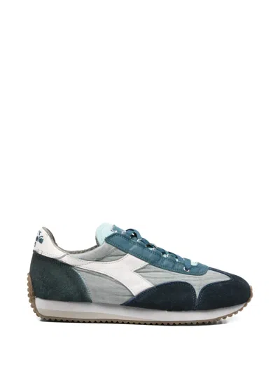 Diadora Equipe Insignia Blue Leather Sneakers In Multi