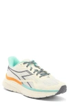 Diadora Equipe Nucleo Running Shoe In Whisper White/steel Gray