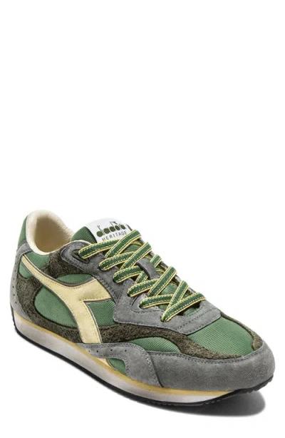 Diadora Equipe Revenge Used Sneaker In Green