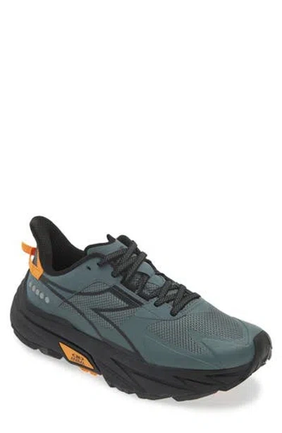 Diadora Equipe Sestriere-xt Running Shoe In Balsam Green/black