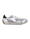 Diadora Silver Lace Up Sneakers