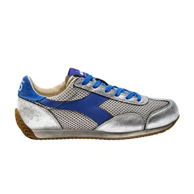 Pre-owned Diadora Equipe Stellar Sw 'silver Imperial Blue' | Men's Size 7.5
