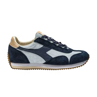 Pre-owned Diadora Equipe Suede Sw 'high Rise' | Blue | Men's Size 6.5