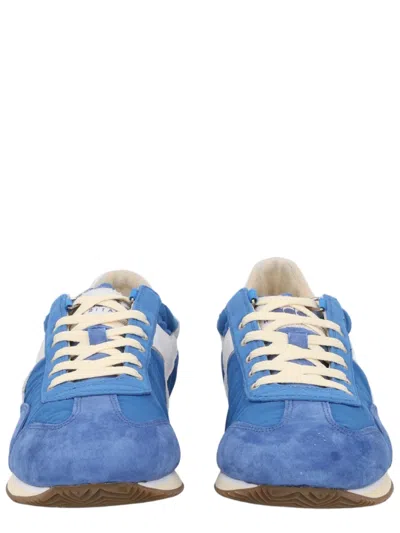 Diadora Equipe Vela Sw Suede Polyester Low-top Sneakers In Blue