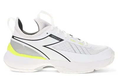 Pre-owned Diadora Finale Ag (women's) Sneakers In White/silver/evening Primrose