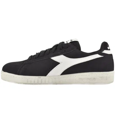 Diadora Game L Low Suede Trainers Navy