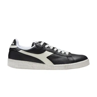 Pre-owned Diadora Game L Low Waxed 'black White' | Men's Size 5.5