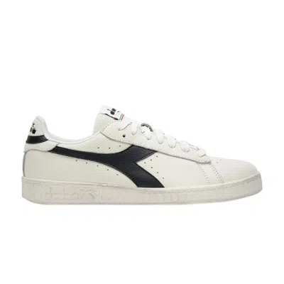 Pre-owned Diadora Game L Low Waxed 'white Black' | Men's Size 8