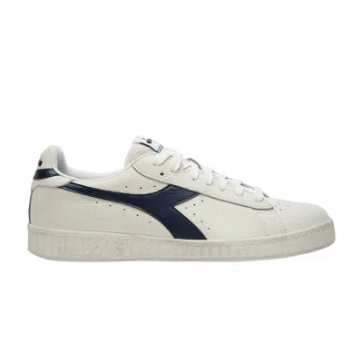 Pre-owned Diadora Game L Low Waxed 'white Caspian Sea' | Men's Size 8
