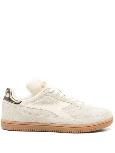 Diadora Gold Indoor Hairy Sneakers In Neutrals