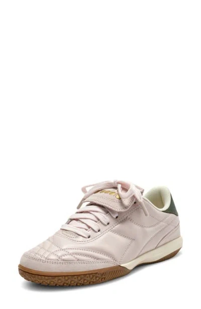 Diadora Gold Indoor Leather Sneakers In Pink