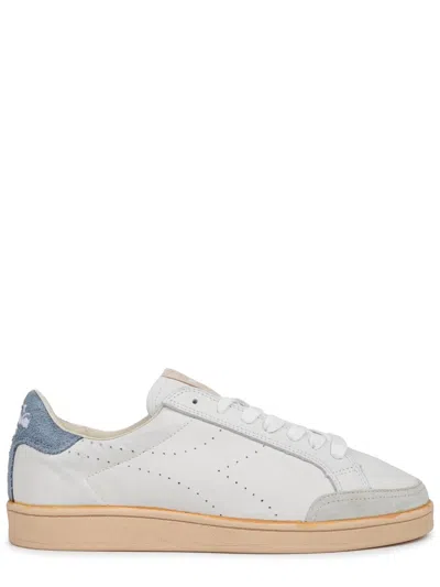 Diadora Prestige Plain Used Leather Sneakers For Men In Animal Print