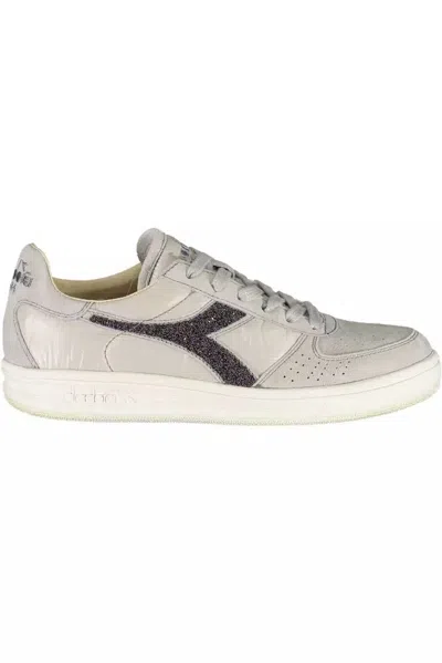 Diadora Gray Fabric Sneaker In Neutral