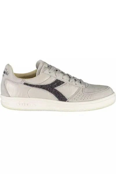 Diadora B.elite Glitter-logo Sneakers In Gray