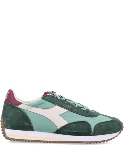 Diadora Green Lace Up Sneakers